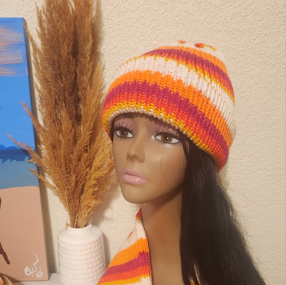 Hat and scarf set